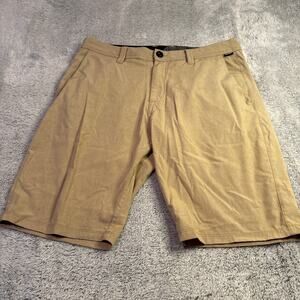 Volcom Mens Khaki Shorts Sz 32